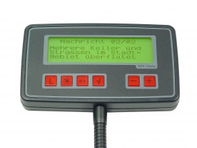 Funktronic 101032 DUC5 FMS-Kurztext-Display ohne 40cm-Schwanenhals