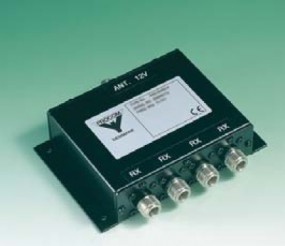 Procom 50-960 MHz breitbandiger 4 Kanal Aktiv-Empfängerverteiler (HPRS4-N)