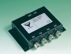 Procom 50-1200 MHz breitbandiger 4 Kanal Aktiv-Empfängerverteiler (HPRS4W-N)